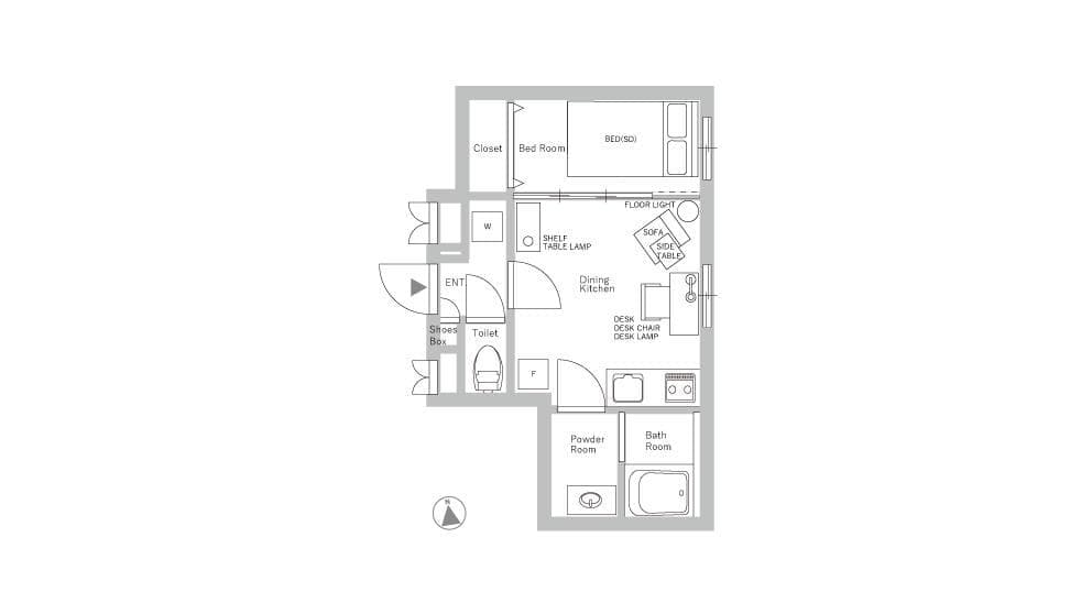 Preview floorplan of Asagaya South