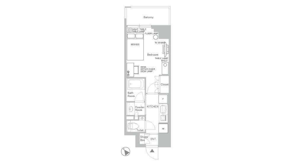 Preview floorplan of Esaka park