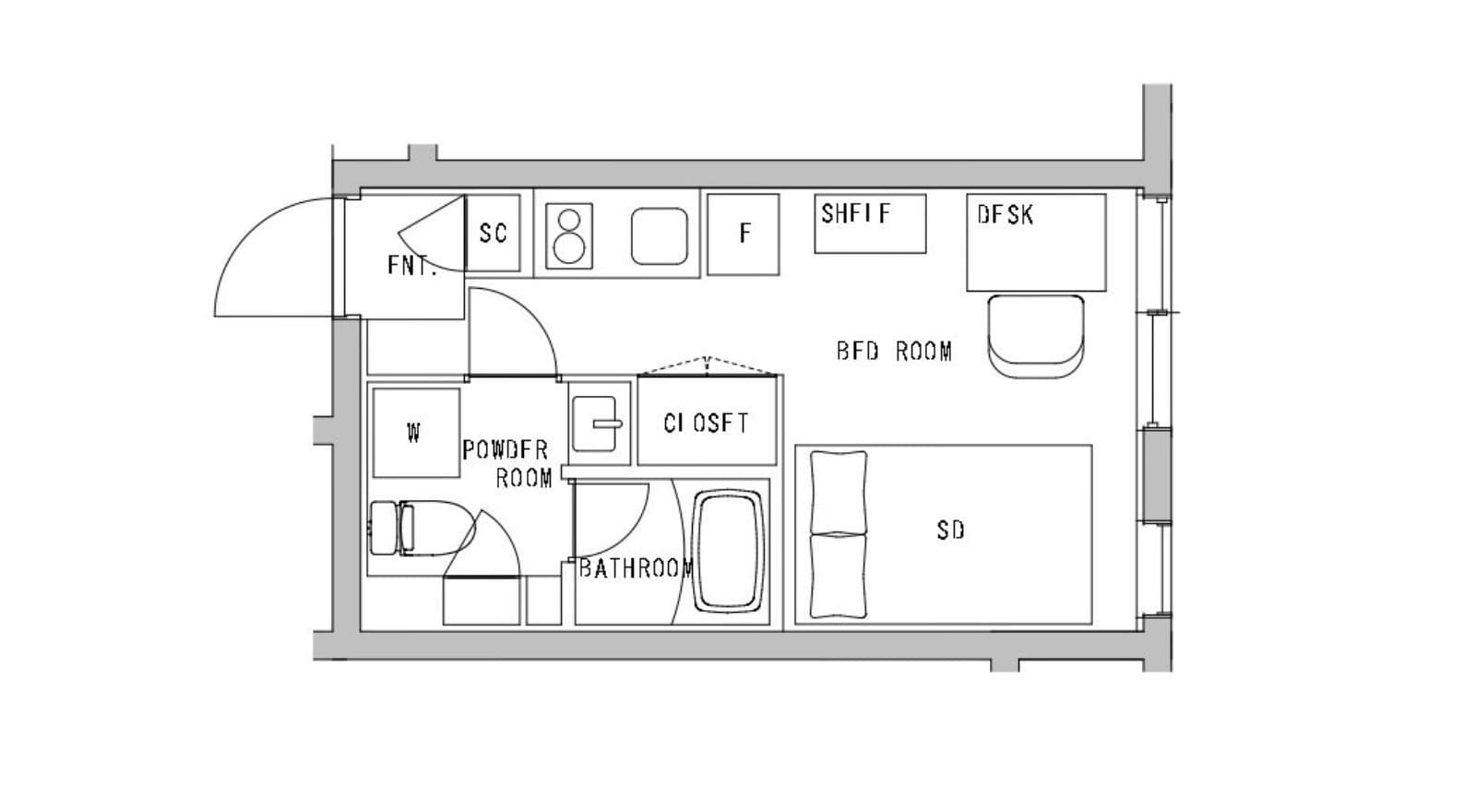 Preview floorplan of Gakugei-Daigaku