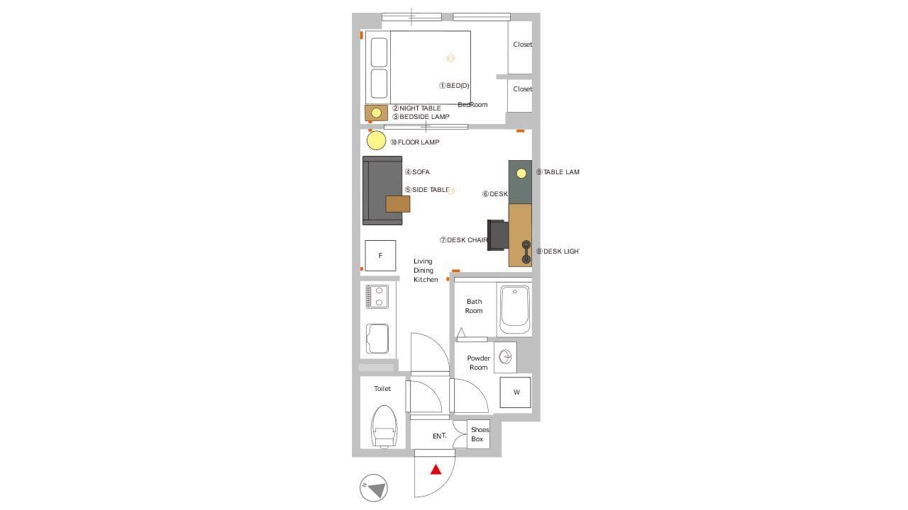 Preview floorplan of Higashi-Koenji