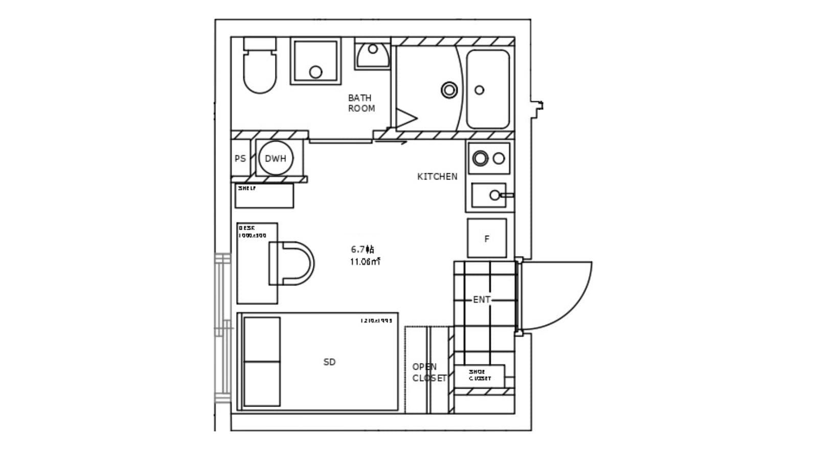 Preview floorplan of Higashi Nakano