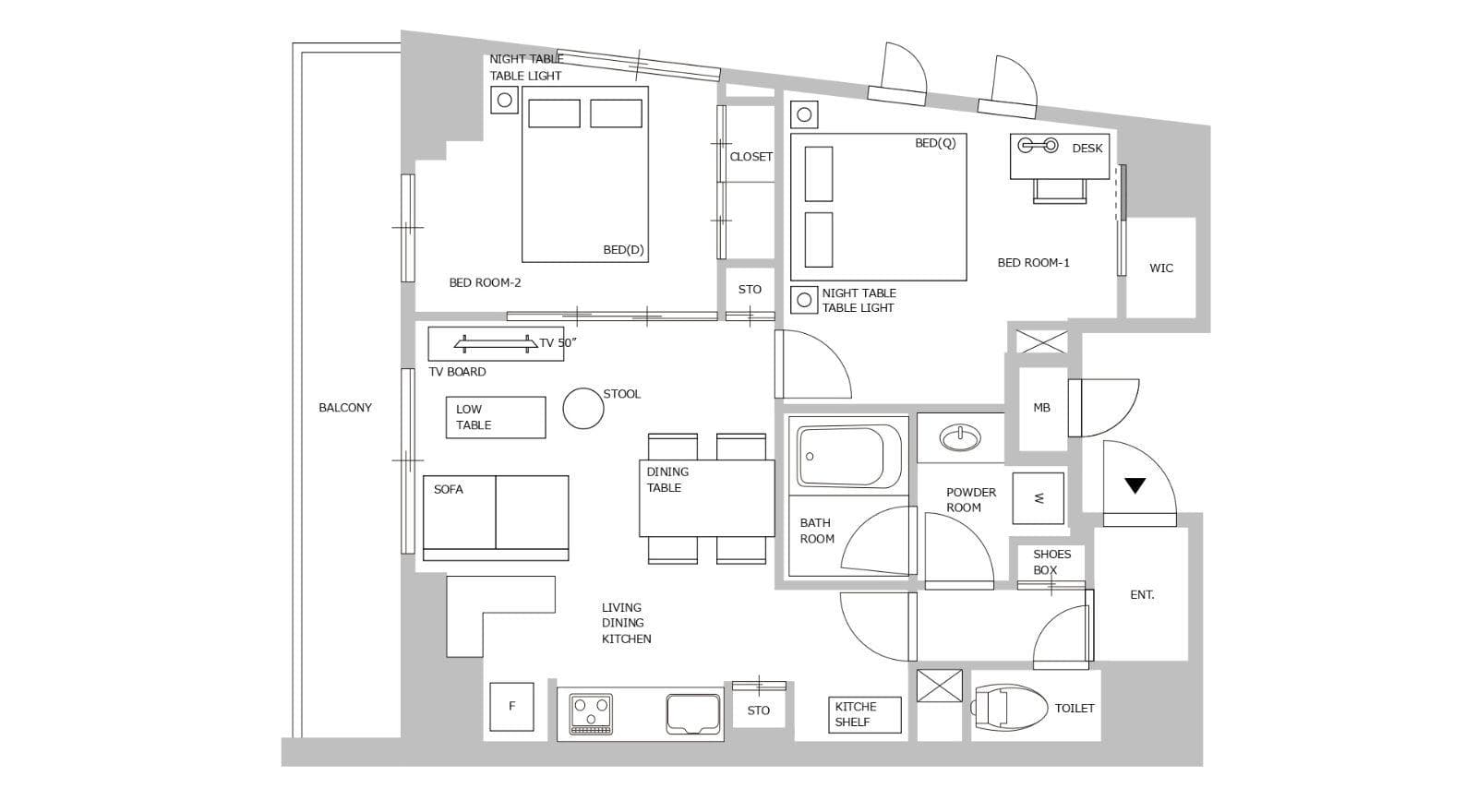 Preview floorplan of Ikebukuro