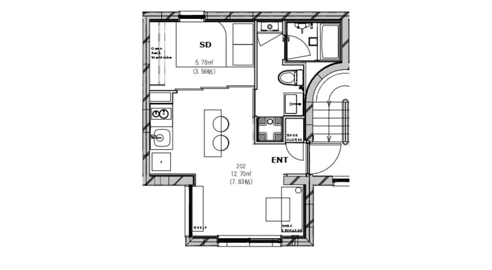 Preview floorplan of Koenji