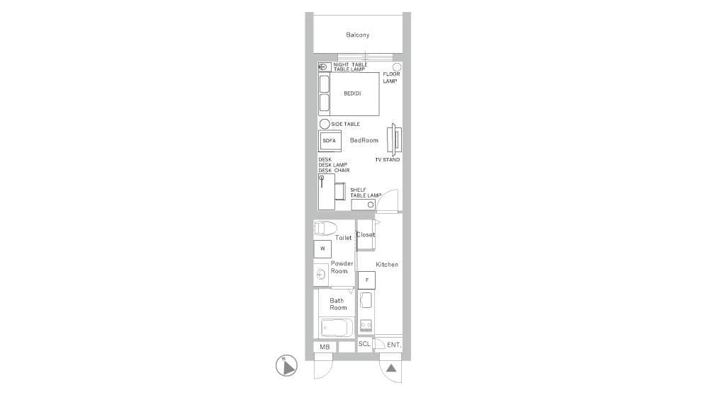 Preview floorplan of Koenji South