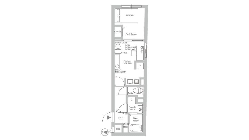 Preview floorplan of Meidaimae