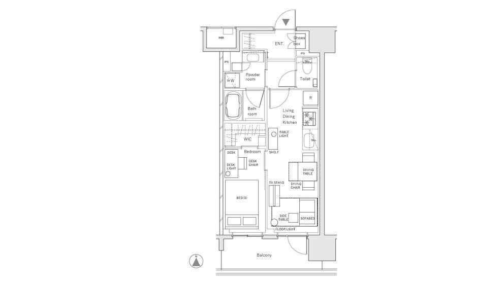 Preview floorplan of Miyakojima front