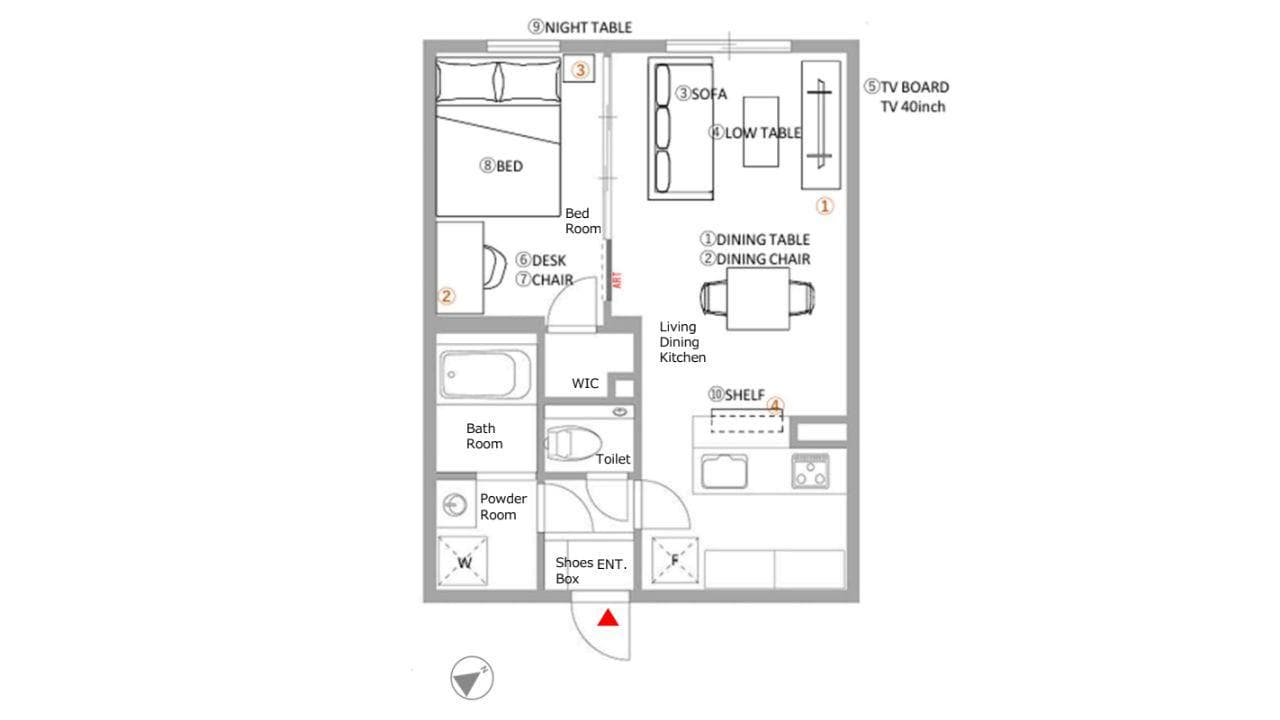 Preview floorplan of Musashikoyama