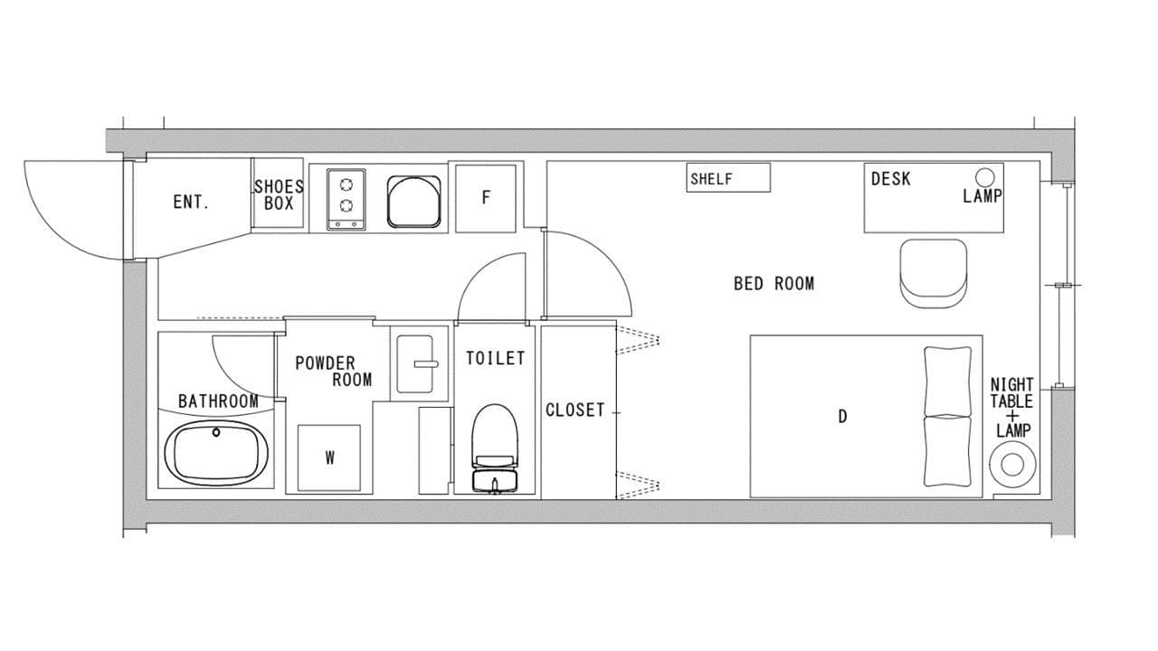 Preview floorplan of Nakano-sakaue