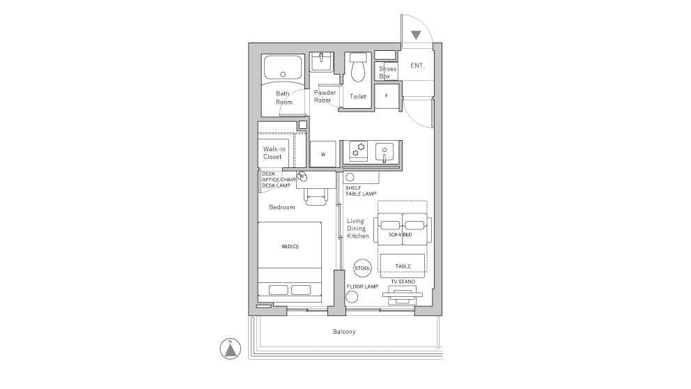 Preview floorplan of Nakano Yayoicho