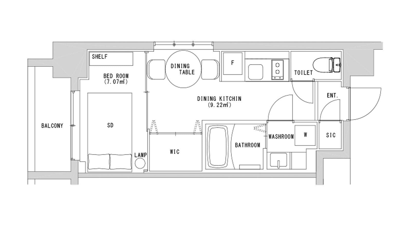 Preview floorplan of Nihonbashi Hamacho