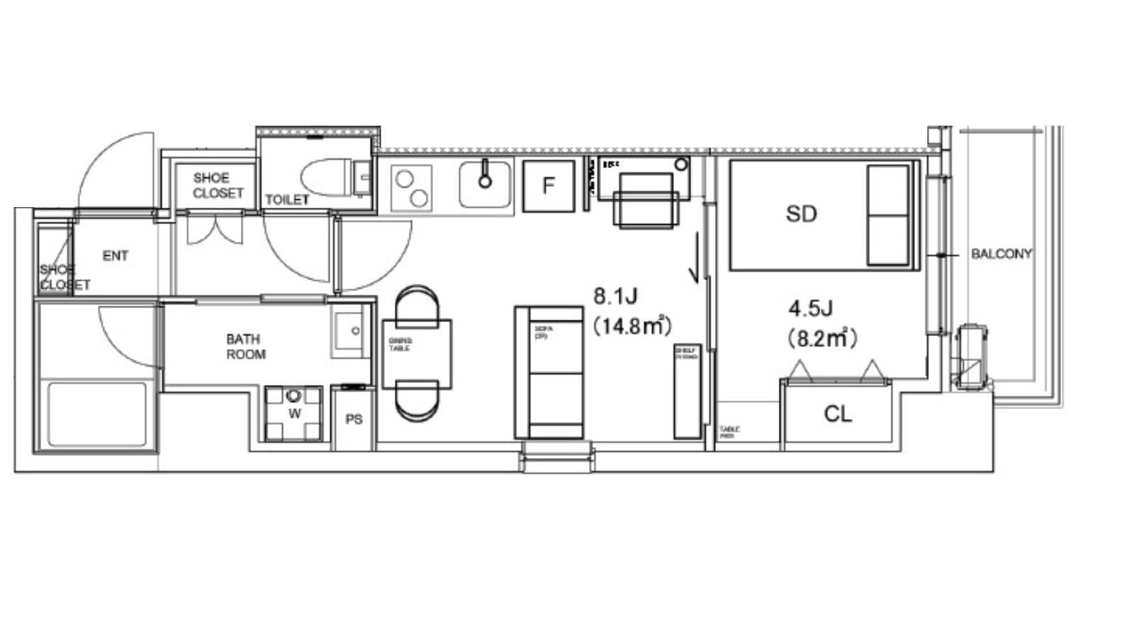 Preview floorplan of Otsuka