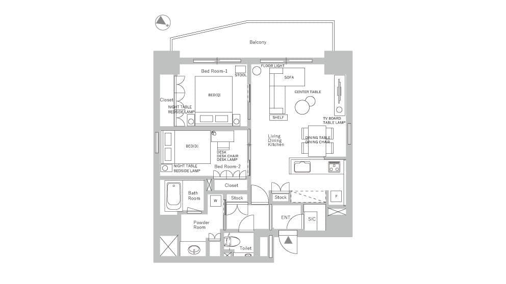 Preview floorplan of Premium Yoyogi park