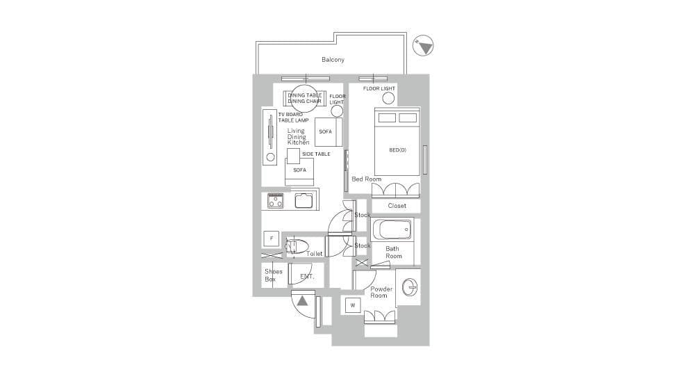 Preview floorplan of Premium Yoyogi park