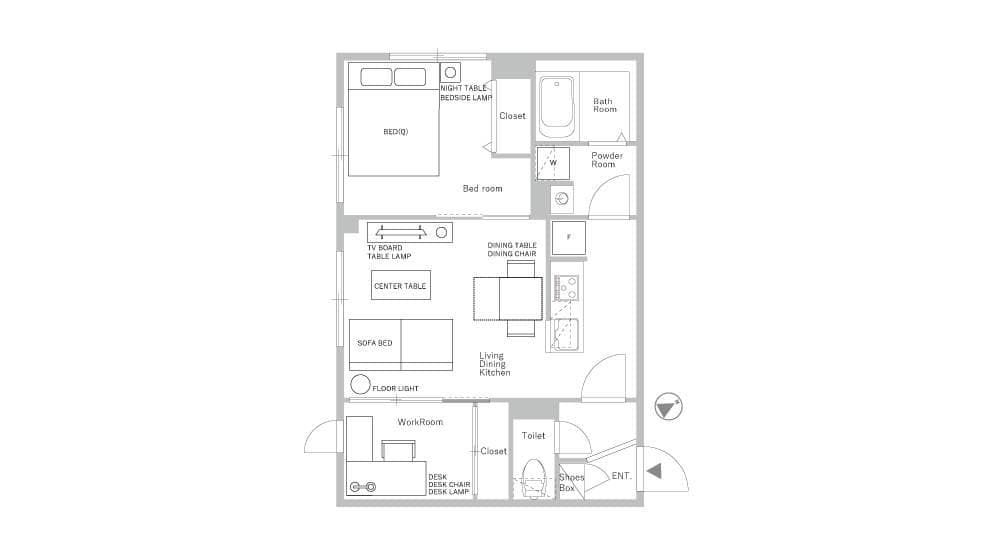 Preview floorplan of SangenjayaⅢ