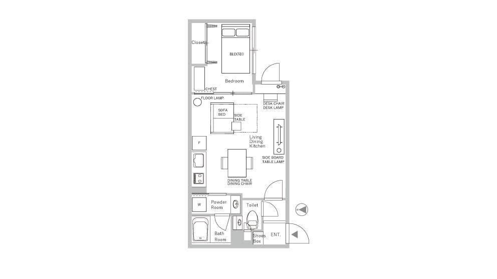 Preview floorplan of SangenjayaⅤ