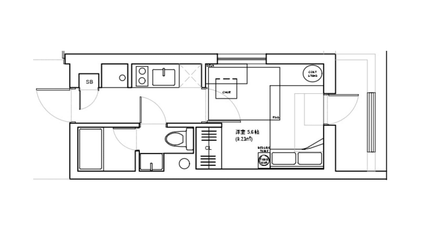 Preview floorplan of Setagaya Hanegi