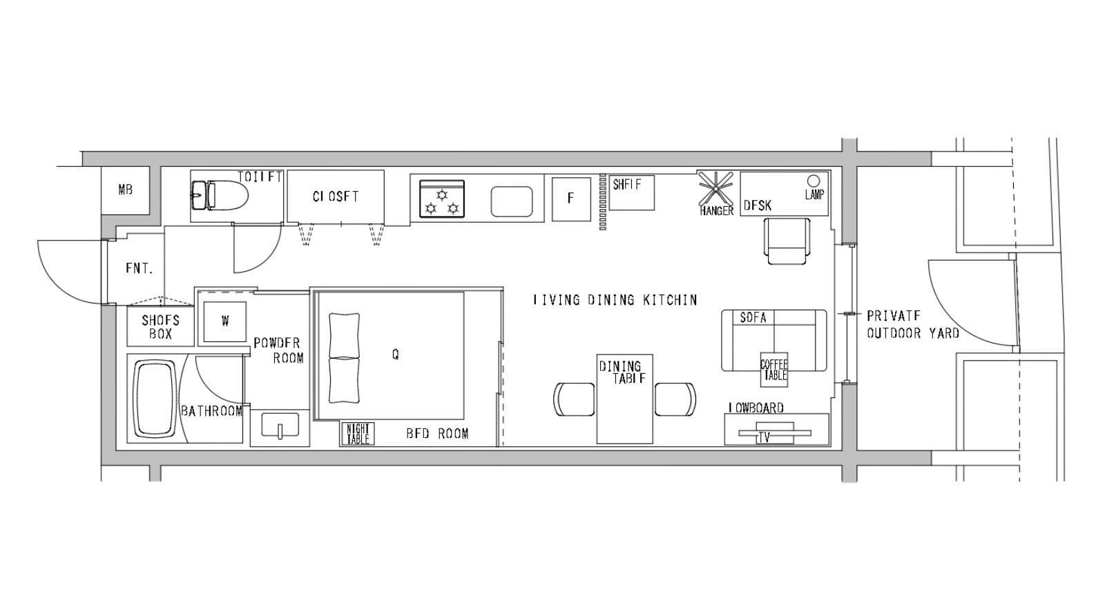 Preview floorplan of Setagaya Kamiuma