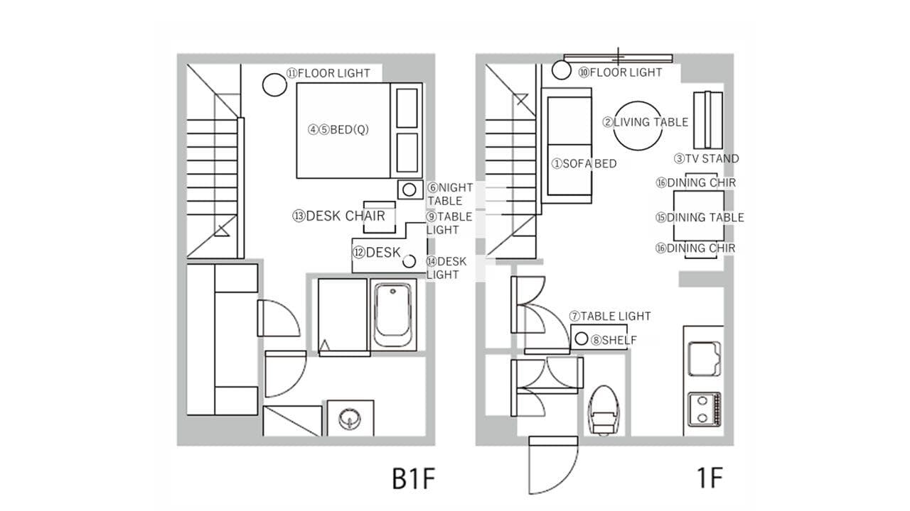 Preview floorplan of Setagaya okusawa