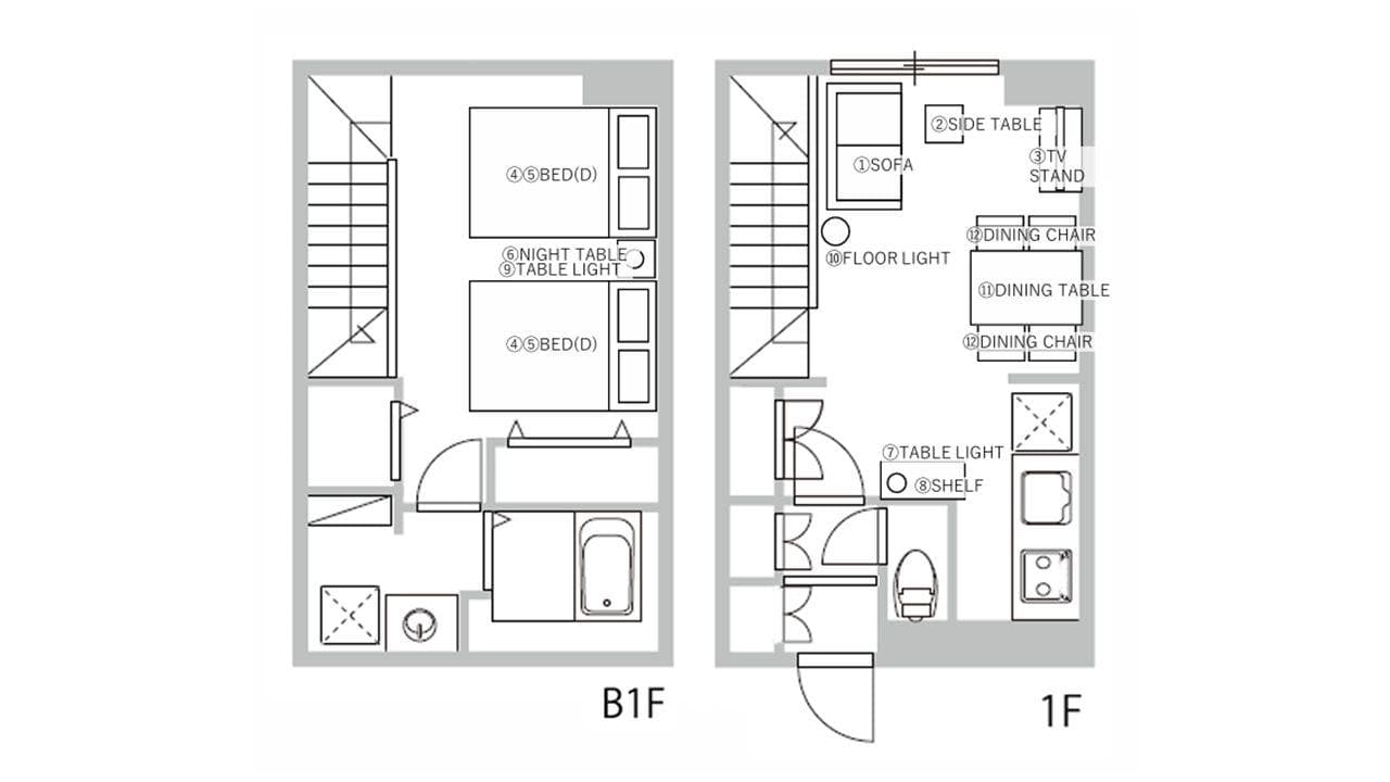 Preview floorplan of Setagaya okusawa