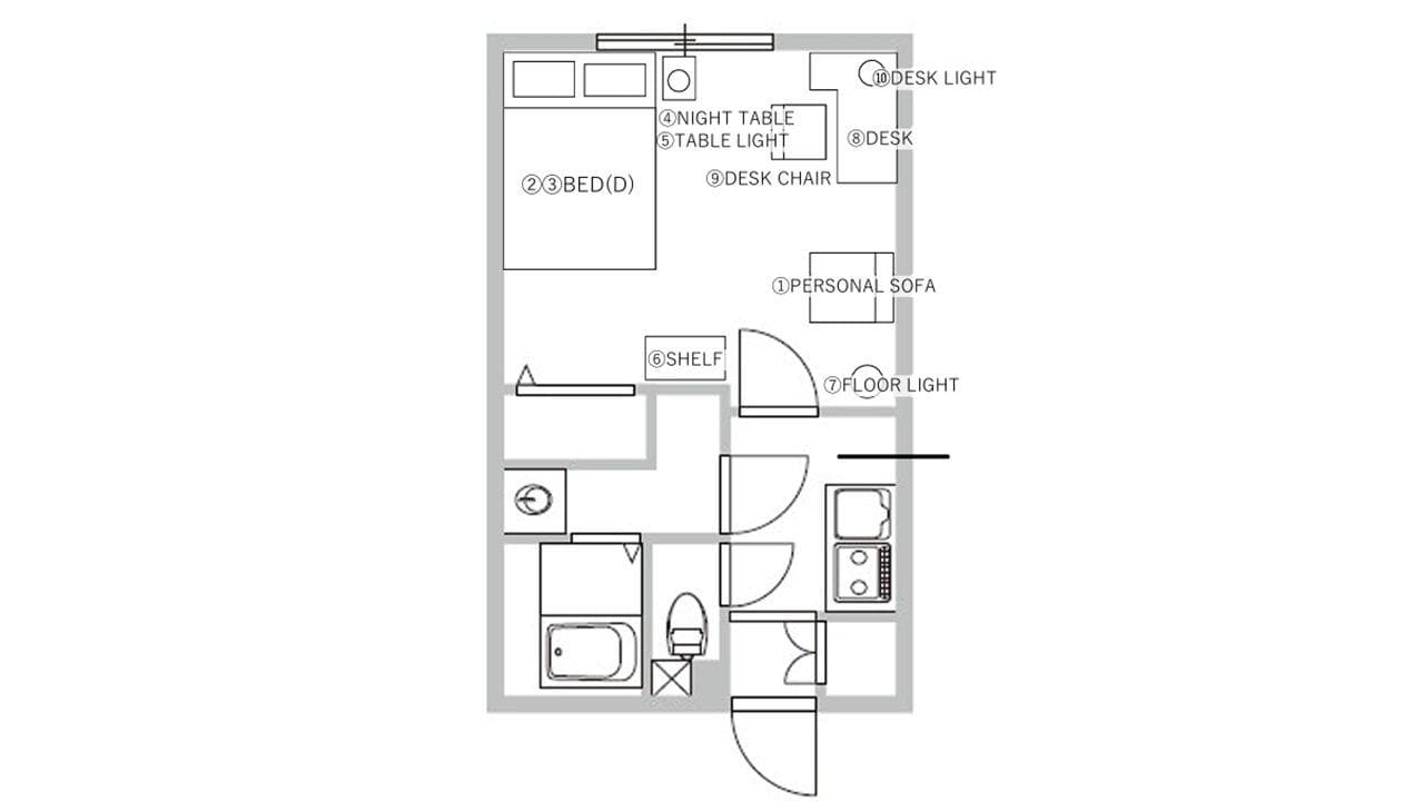 Preview floorplan of Setagaya okusawa