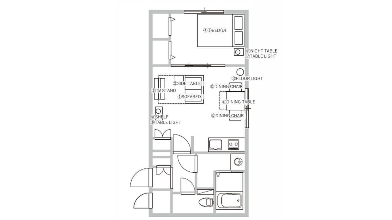 Preview floorplan of Setagaya okusawa