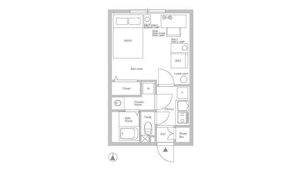 Preview floorplan of Setagaya okusawa