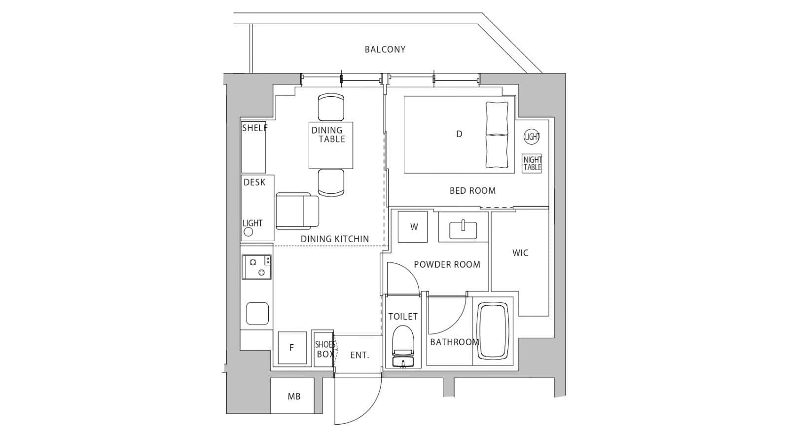 Preview floorplan of Shiba Park