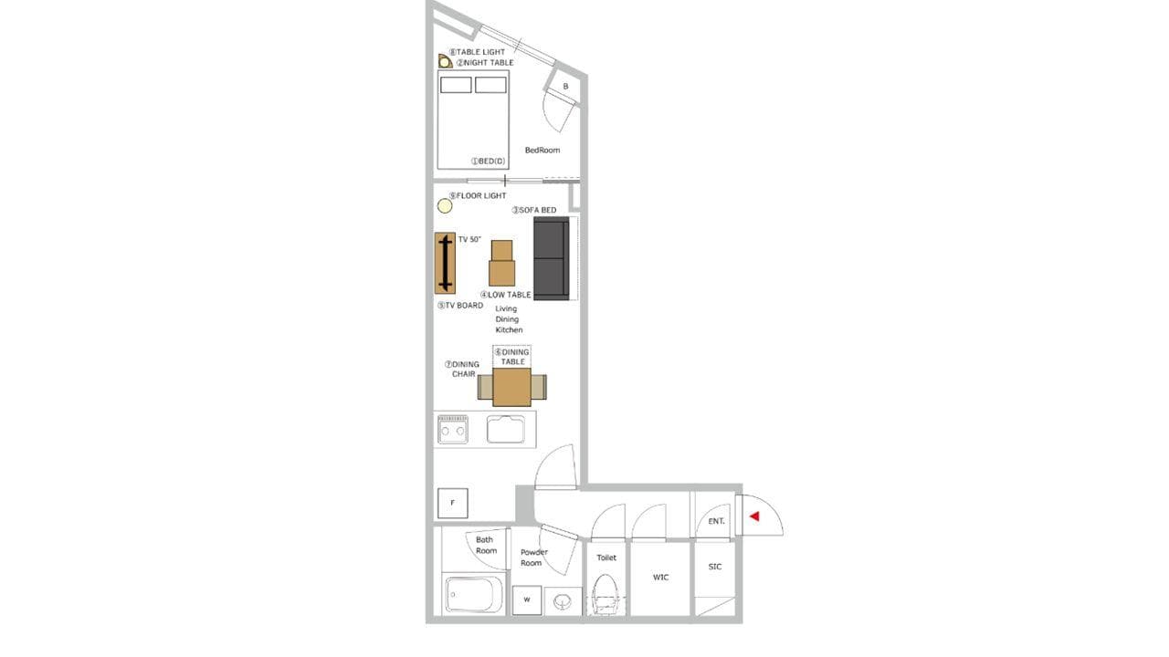 Preview floorplan of Shibuyaohashi