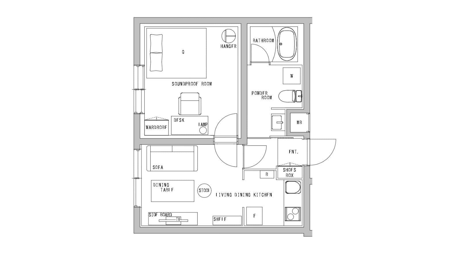 Preview floorplan of Shinjuku Kawadacho
