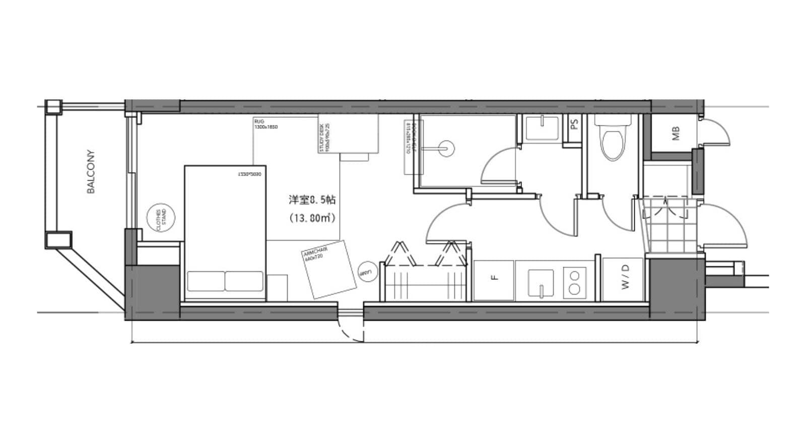 Preview floorplan of Takadanobaba
