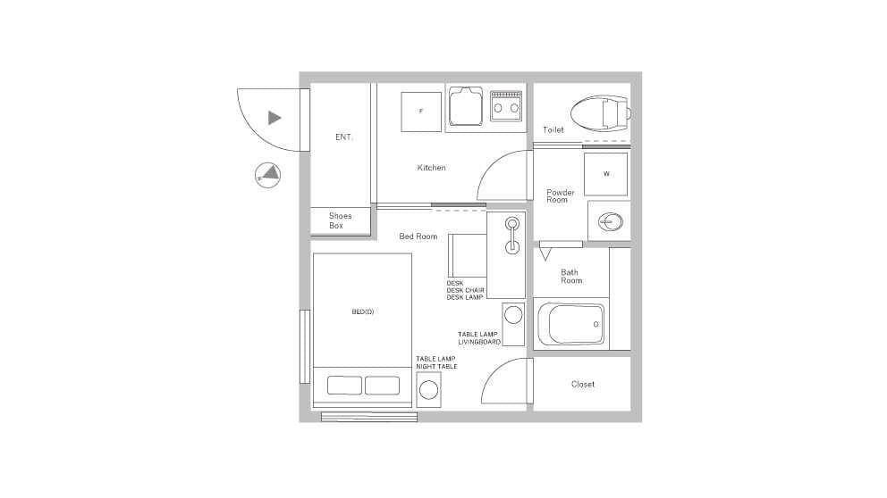 Preview floorplan of YutenjiⅠ