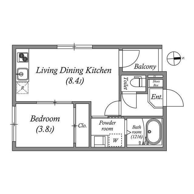 Preview floorplan of Harmony Terrace Tsurumi Ryokuchi