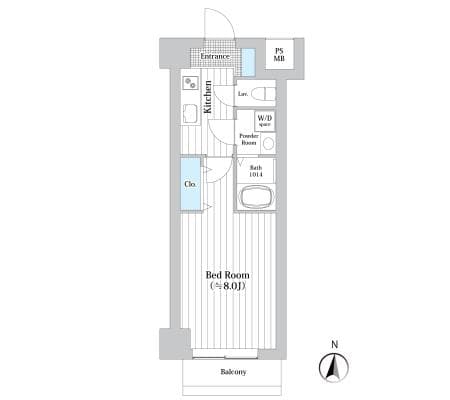 Preview floorplan of Mo/ai Kawasaki Nishiguchi