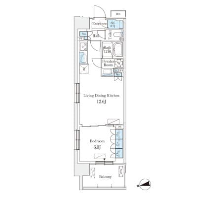 Preview floorplan of Sky Grande Tsudanuma