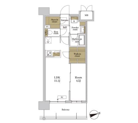 Preview floorplan of RJR Precia Kawaguchi