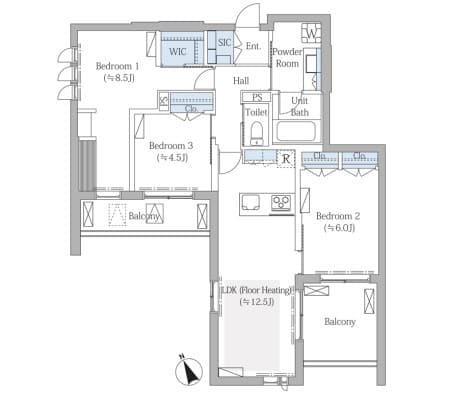 Preview floorplan of Sakura Garden Musashi Kokanei
