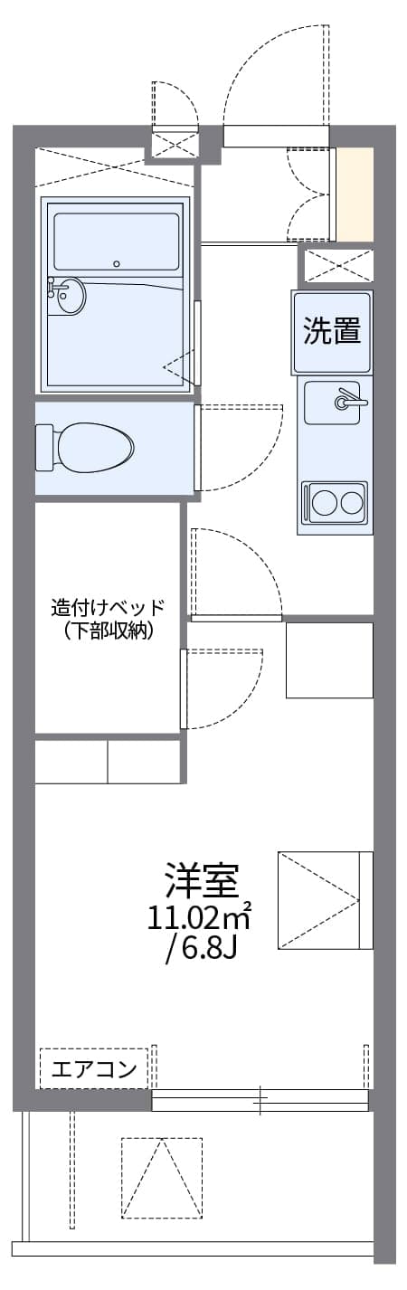Preview floorplan of leopalace Cliff Ryuto