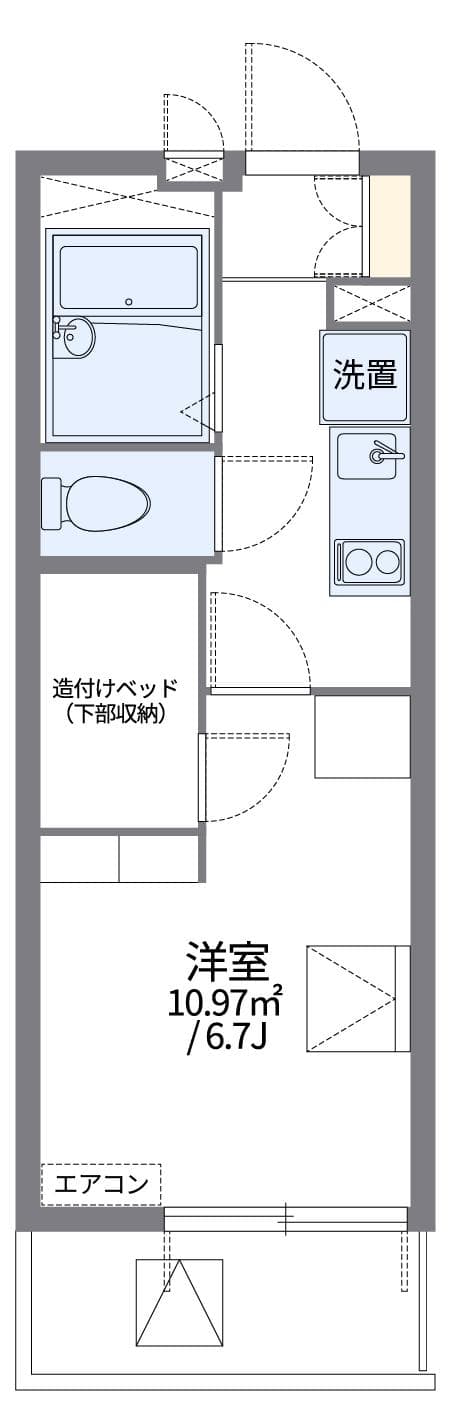 Preview floorplan of leopalace Eirakuso