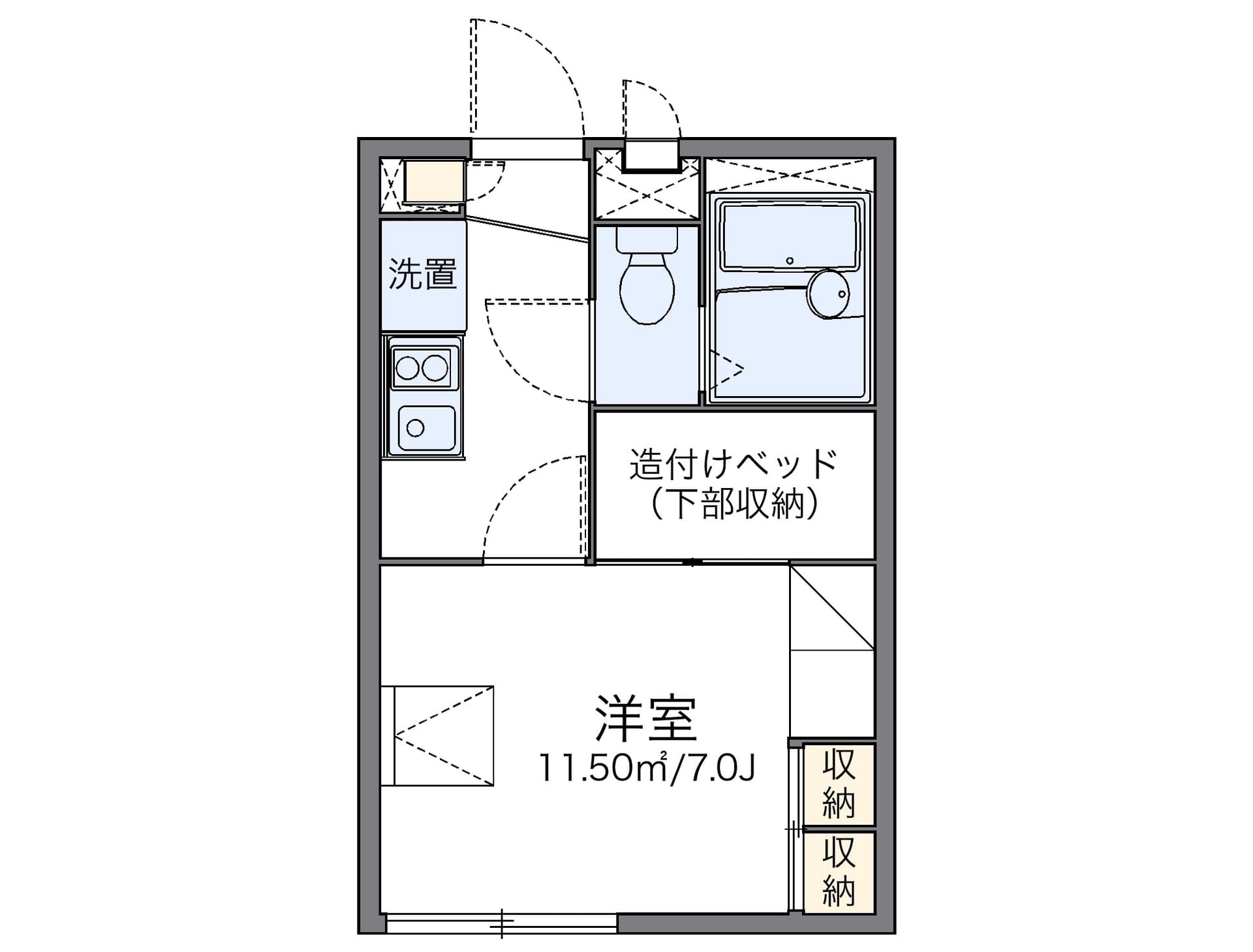 Preview floorplan of leopalace Shinwa