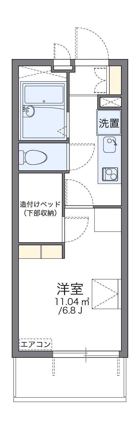 Preview floorplan of leopalace Bloom Sumi
