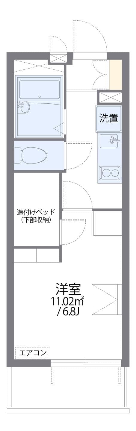 Preview floorplan of leopalace Yuminsya