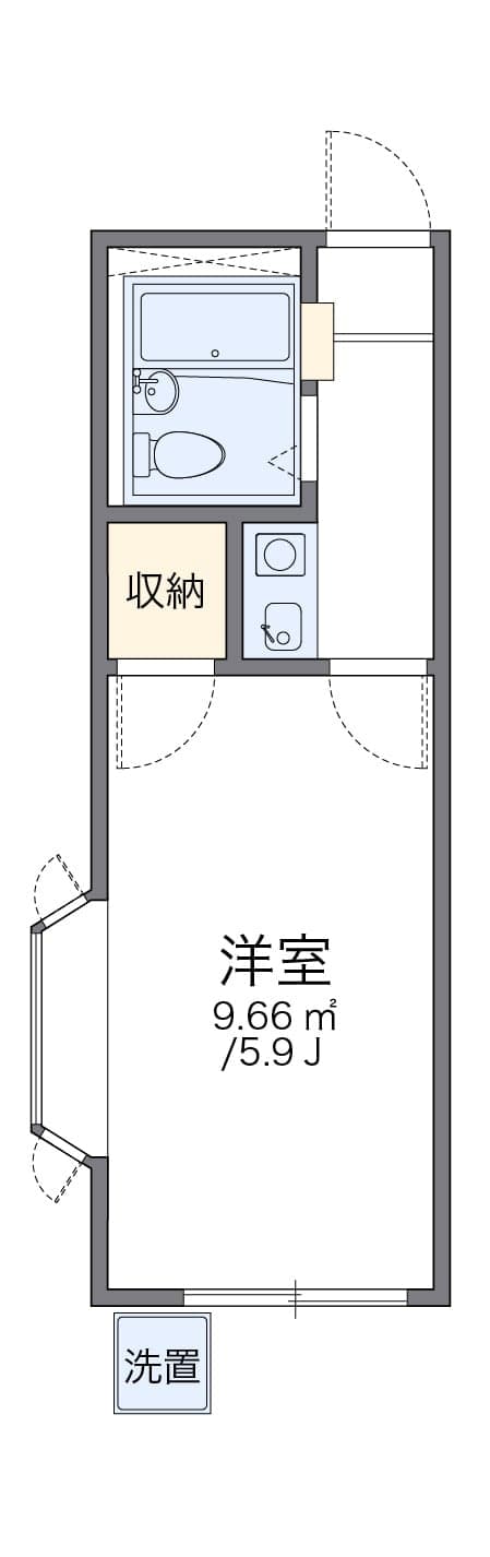 Preview floorplan of leopalace Kanazawa Bunko Dai8