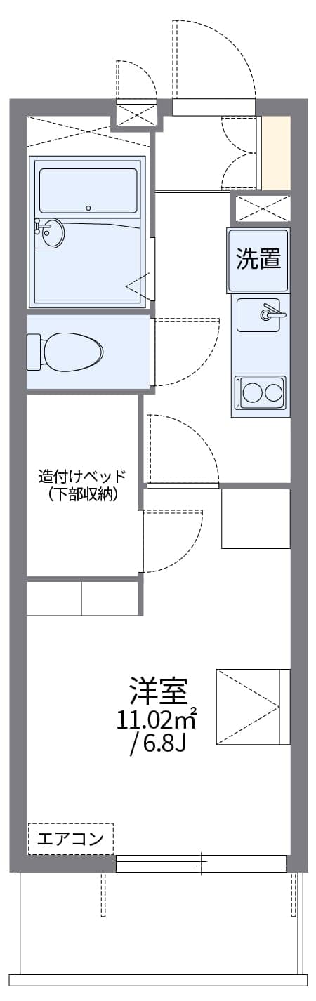 Preview floorplan of leopalace Hamakaze