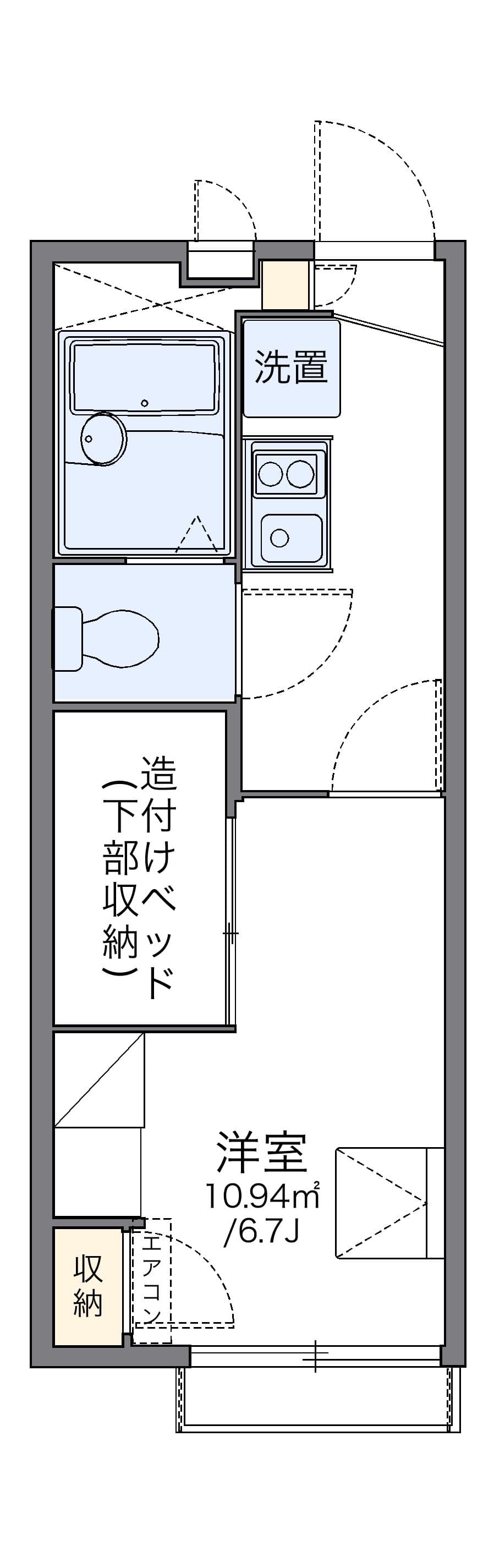 Preview floorplan of leopalace Sun Rokko B