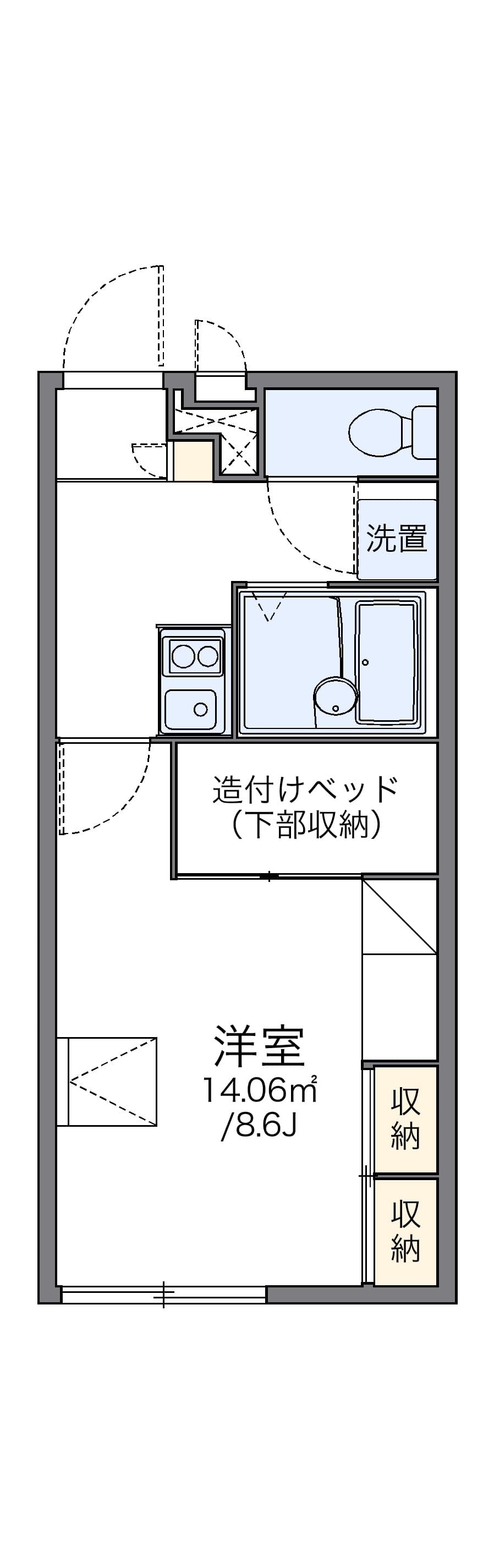 Preview floorplan of leopalace Cielo Higashi Oumi