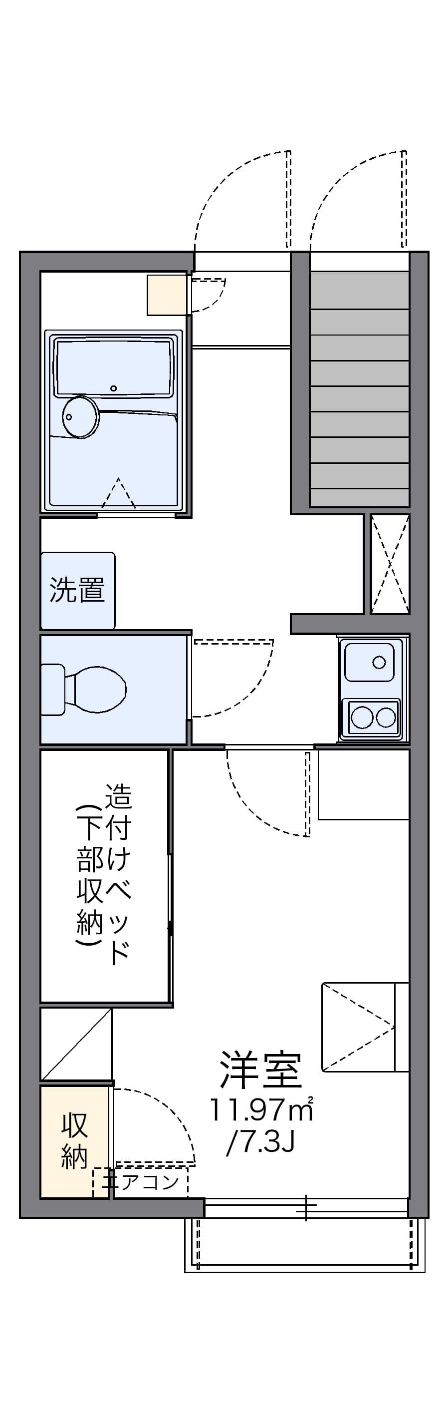 Preview floorplan of leopalace Lumiere Motomachi II