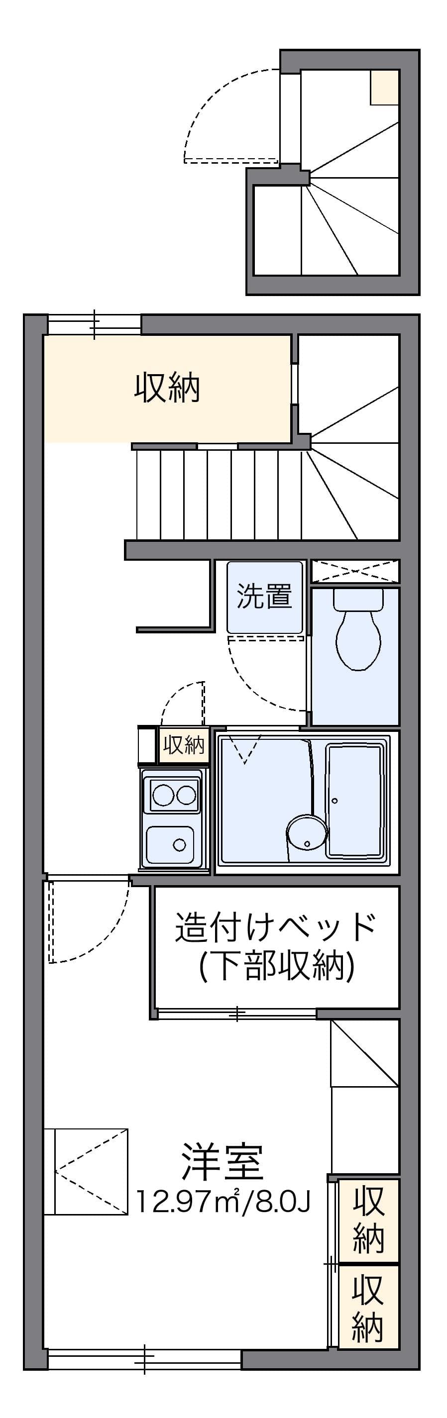 Preview floorplan of leopalace Excellan Kasuga