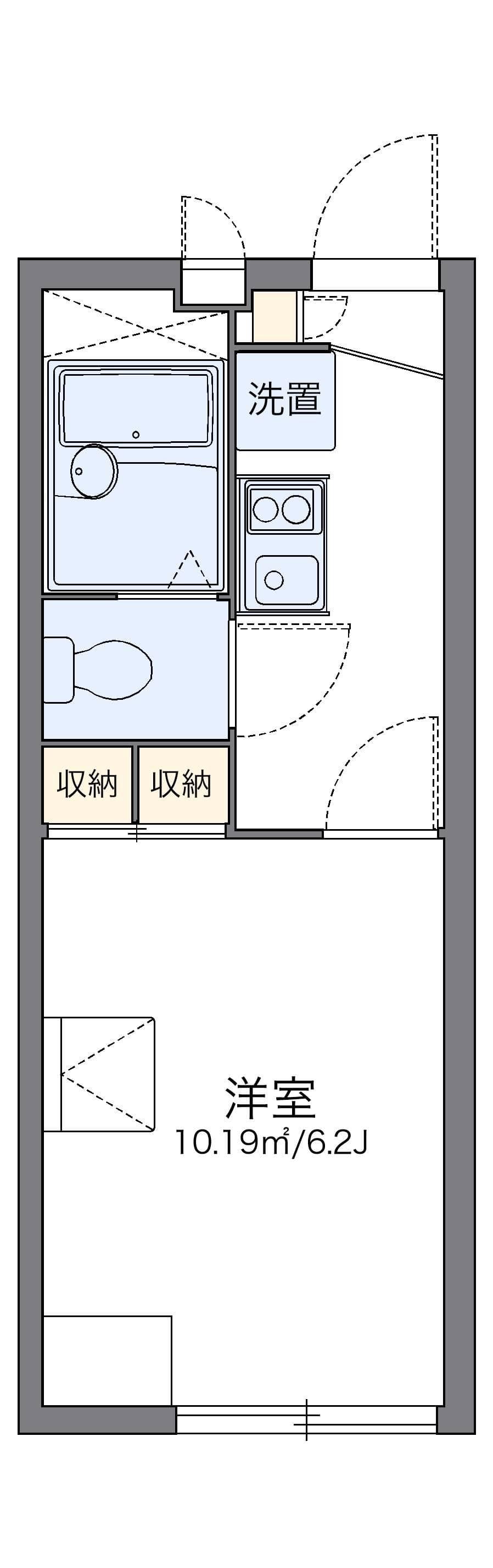 Preview floorplan of leopalace Sakura