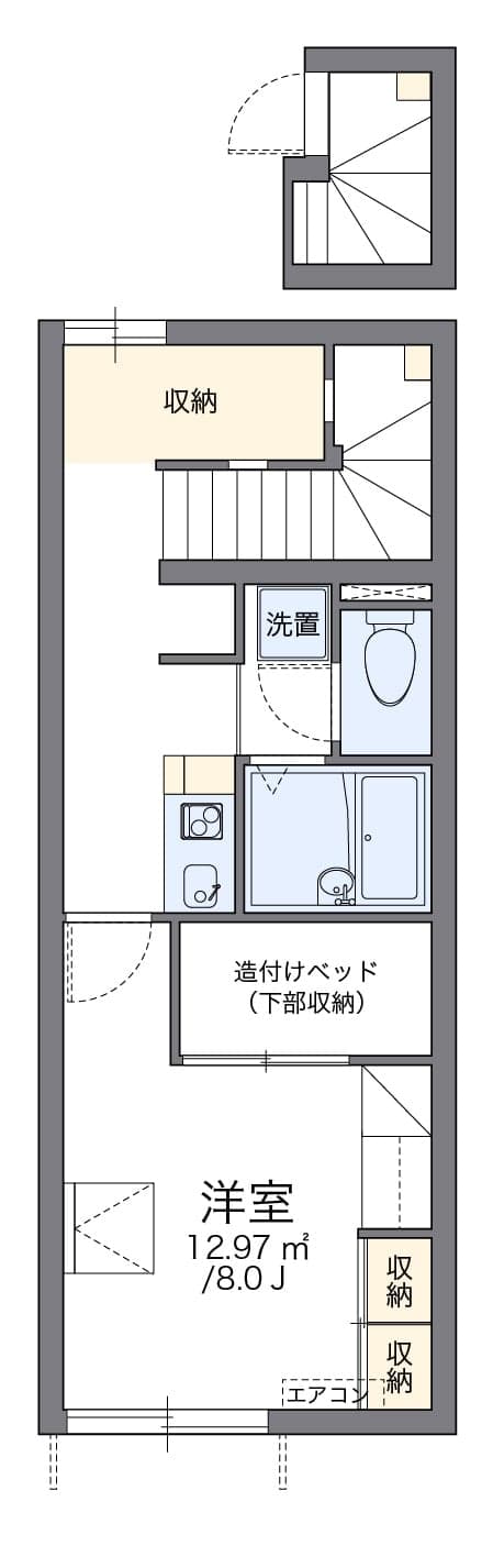 Preview floorplan of leopalace Takato