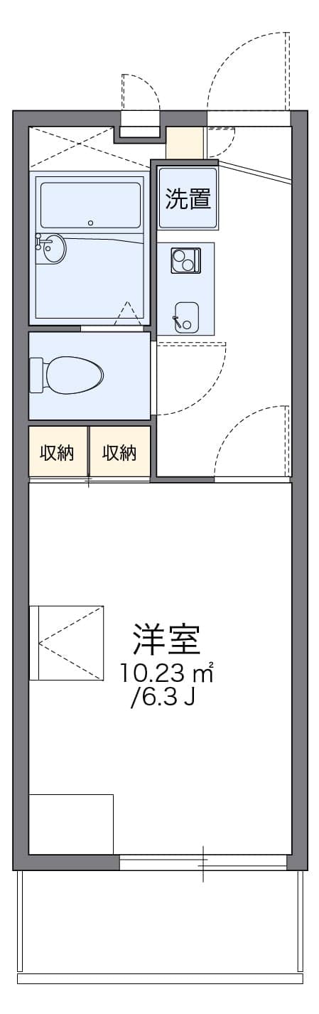 Preview floorplan of leopalace Hugel Sanbankan